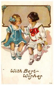 Best WIshes , 2 young Girls