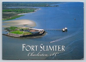 c2007 Fort Sumter National Monument Charleston South Carolina 4x6 Postcard 1790