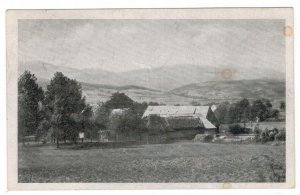 Poland 1940 Used Postcard Giant Mountains Germany Village near Jelenia Gora Hirs