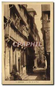 Old Postcard Lisieux La Rue peace