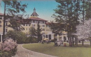 North Carolina Pinehurst Entrance Drive To The Carolina Hotel Handcolored Alb...