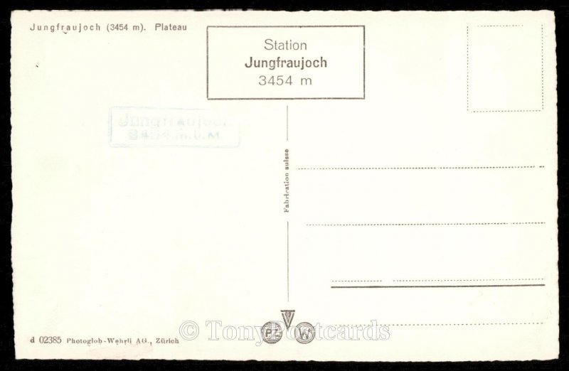 Station Jungfraujoch - Plateau
