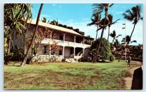 KAILUA-KONA, HI Hawaii ~ Historic  HULIHEE PALACE c1960s Hawaii County Postcard