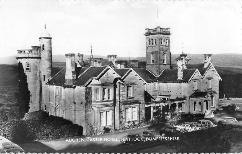 uk12770 auchen castle hotel beattock dumfriesshire scotland real photo uk