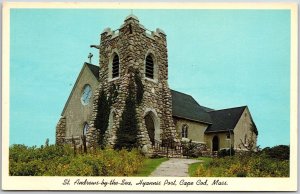 Saint Andrew's Church By-The-Sea Hyannisport Cape Cod Massachusetts MA Postcard