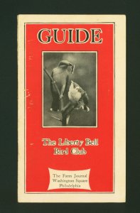 GUIDE The Liberty Bell Bird Club Vintage Booklet The Farm Journal Philadelphia 