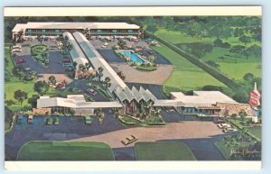 MT. DORA, Florida FL ~ Roadside Motel  MT. DORA MOTOR LODGE Restaurant  Postcard