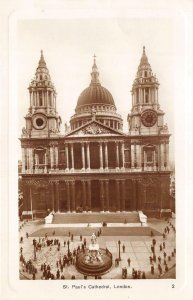 br109753 st pauls cathedral london real photo uk