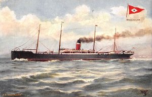 SS Southwark Dominion Line Ship Writing on back 