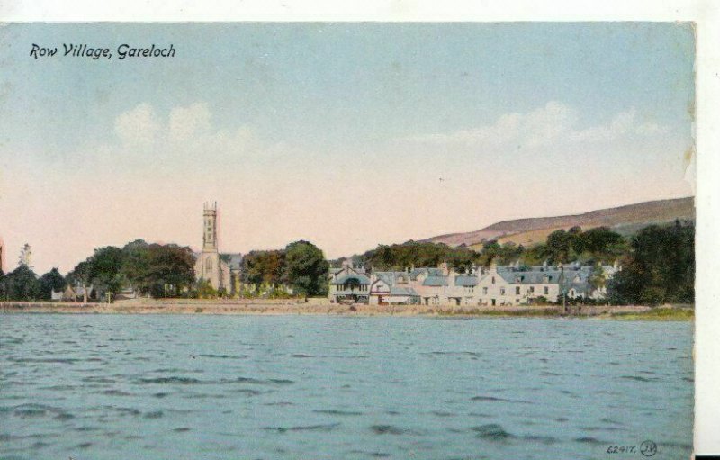 Scotland Postcard - Row Village - Gareloch - Perthshire - Ref TZ10520