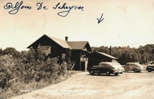 USA Wren's Roost Middle Bayou Hamlin Lake Ludington Michigan Vintage RPPC 03.71