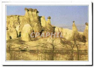 Postcard Modern Cappadocia fairy chimneys The