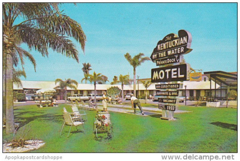 Florida Clearwater The Kentuckian Motel On Clearwater Bay