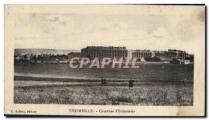 Thierville - Barracks d & # 39Infanterie - Old Postcard