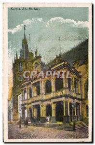 Old Postcard Koln Rathaus