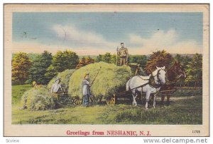 Harvesting, Greetings From Neshanic, New Jersey, PU-1944