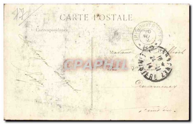 Old Postcard La Ferte Gaucher Inhabitants saving their furniture