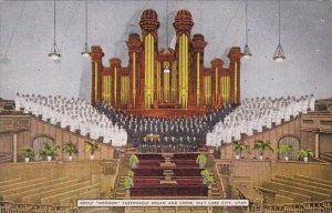 Great Mormon Tabernacle Organ And Choir Salt Lake City Utah 1943