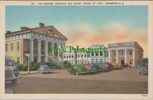 America Postcard - The Square,Old Court House,Newberry,South Carolina RS25249