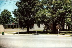 Chrome COURT HOUSE SCENE Hart - Near Ludington & Muskegon & Manistee MI AH7888