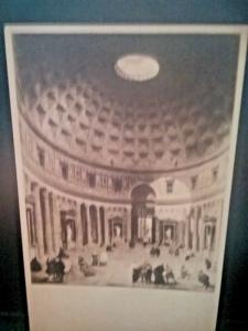 Postcard  Interior Of The Pantheon by Panini, Kress Collection.