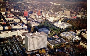 PC7238 BIRD'S EYE VIEW OF SACRAMENTO, CALIF