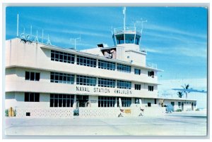 c1950's Terminal Building US Naval Station Kwajalein Marshall Islands Postcard