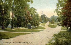 VT - Bennington. Monument Avenue looking South