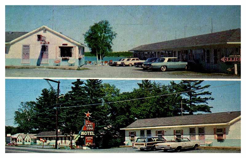 Postcard MOTEL SCENE Plattsburgh New York NY AQ3247