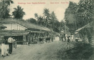 PC CPA SRI LANKA, CEYLON, COLOMBO, GRAND PASS, Vintage Postcard (b13651)