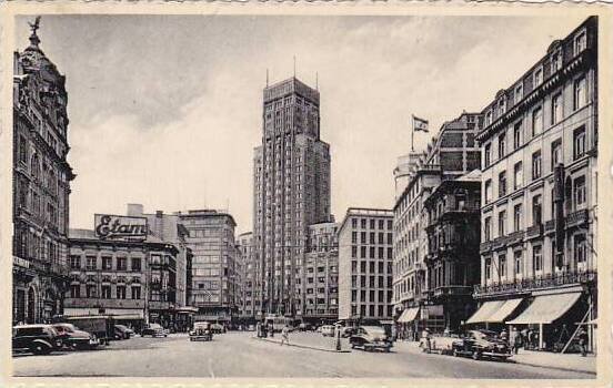 Belgium Antwerpen Anvers Meir et Pont de Meir 1950 Photo