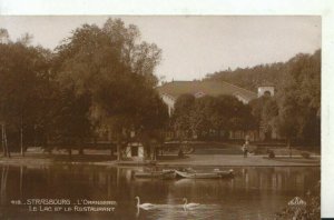 France Postcard - Strasbourg - L'Orangerie - Le Lac Et Le Restaurant - Ref TZ61