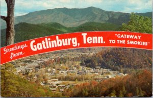 Postcard TN Gatlinburg -  Gateway to the Smokies