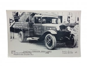 Fordson Open Lorry C1938 Chapman & Sons Builders Croydon Repro Postcard