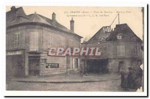 Braine Postcard Old Square Martroy (Familistère North East)