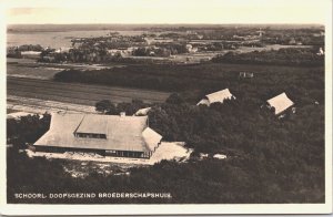 Netherlands Schoorl Doopsgezind Broederschapshuis Vintage RPPC 09.03