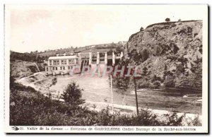 Old Postcard Valley of the Creuse Gargilesse Dam surroundings of the Roche au...