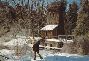 Old Mill In Winter Blair Ontario Canada