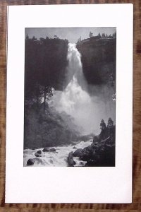 1939 YOSEMITE THE AHWAHNEE MENU ANSEL ADAMS NEVADA FALL AUG 14 BREAKFAST Z2876