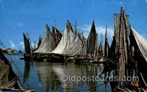 Casting Vessels, Port-au-Prince, Haiti, West Indies Sail Boat, Boats, Postcar...