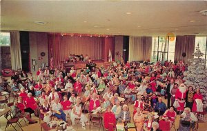 Postcard American Gold Star Manor Retirement Home Long Beach CA Christmas Party