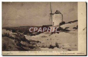 Postcard Old Windmill Decanis School Provencale The Old Mill Museum of Longch...