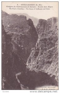 GUILLAUMES, Alpes Maritimes, France, 1900-1910's; Gorges De Guillaumes Et Dal...