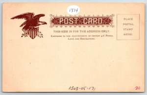 Capitol Building   Albany, New York  c1907  Postcard