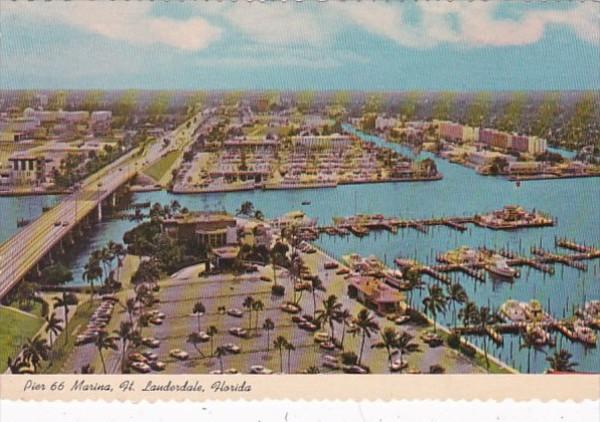 Florida Fort Lauderdale Aerial View Pier 66 Marina