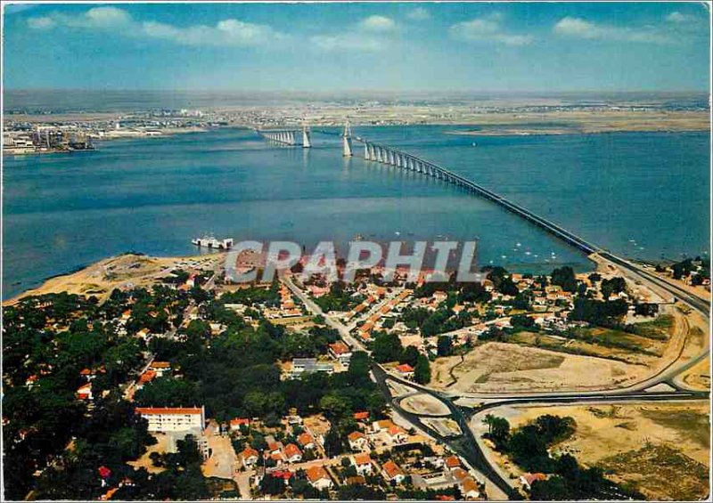 Postcard Modern Bridge St Nazaire Mindin