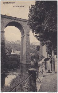 Bridge, Lady, Pfaffenthal, Luxembourg, 1900-1910s