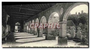 Old Postcard Montfort l & # 39Amaury Interior decor of the cemetery taken for...