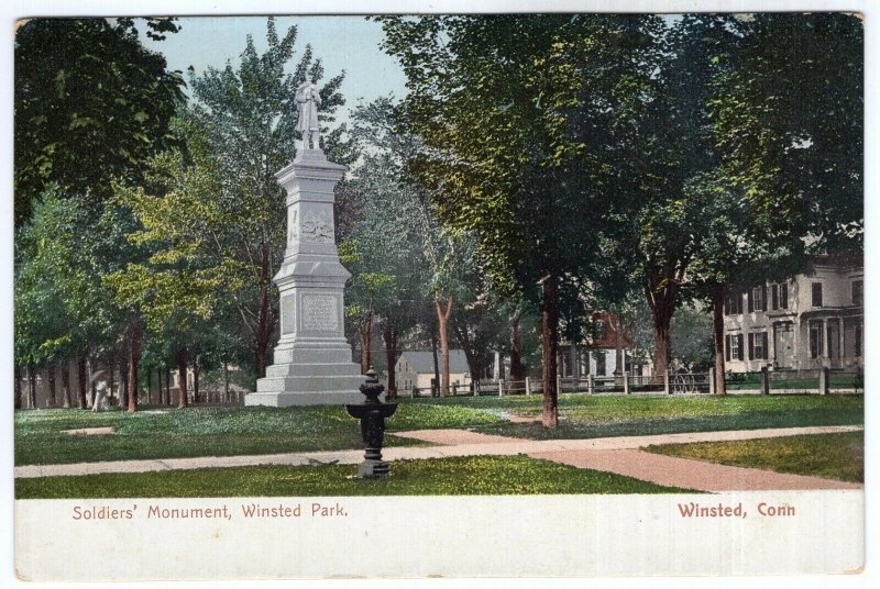 Winsted, Conn, Soldiers' Monument, Winsted Park