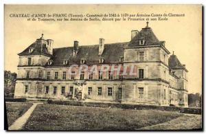 Old Postcard Chateau D & # 39Ancy Franc